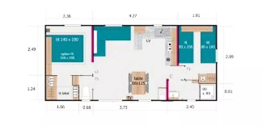 Campingplatz Paradis de la Motte4 Sterne★★★★