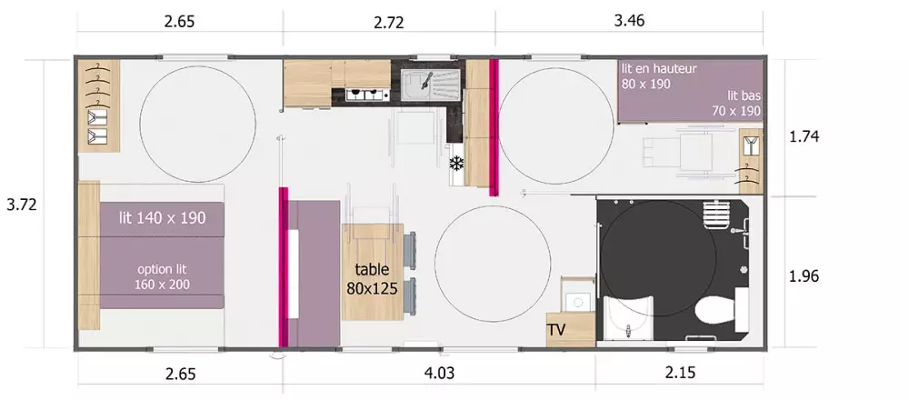 Campingplatz Paradis de la Motte4 Sterne★★★★