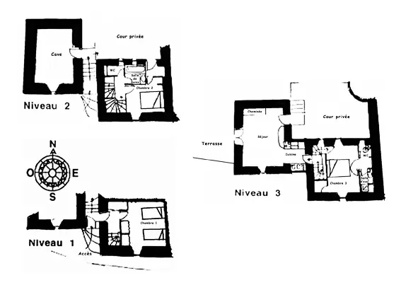 Gîte de France Gîte 6/8 Personen in Loubreyrou 3 Epis