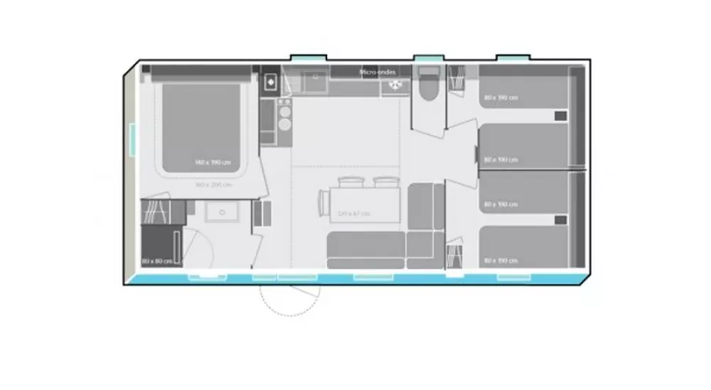 Campingplads Californie Plage 4 Stjerner★★★★