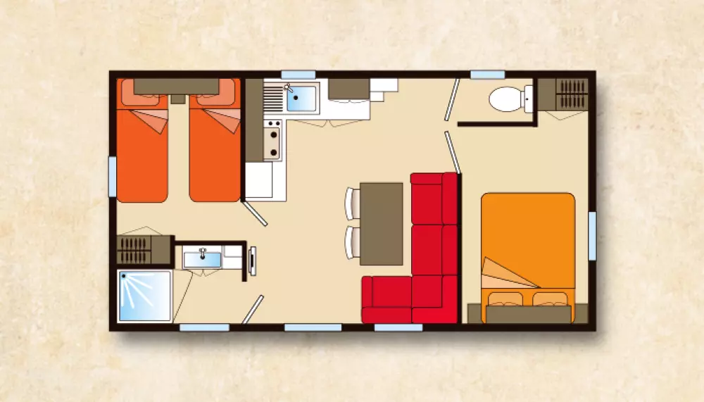 Campingplads Californie Plage 4 Stjerner★★★★