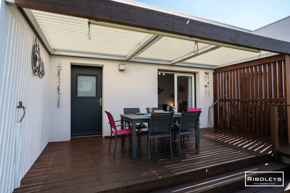 Riboleys - Villa T3 400m De La Mer úszómedencével