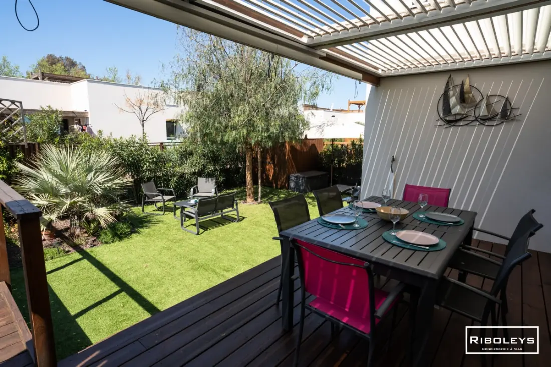 Riboleys - Villa T3 400m De La Mer úszómedencével