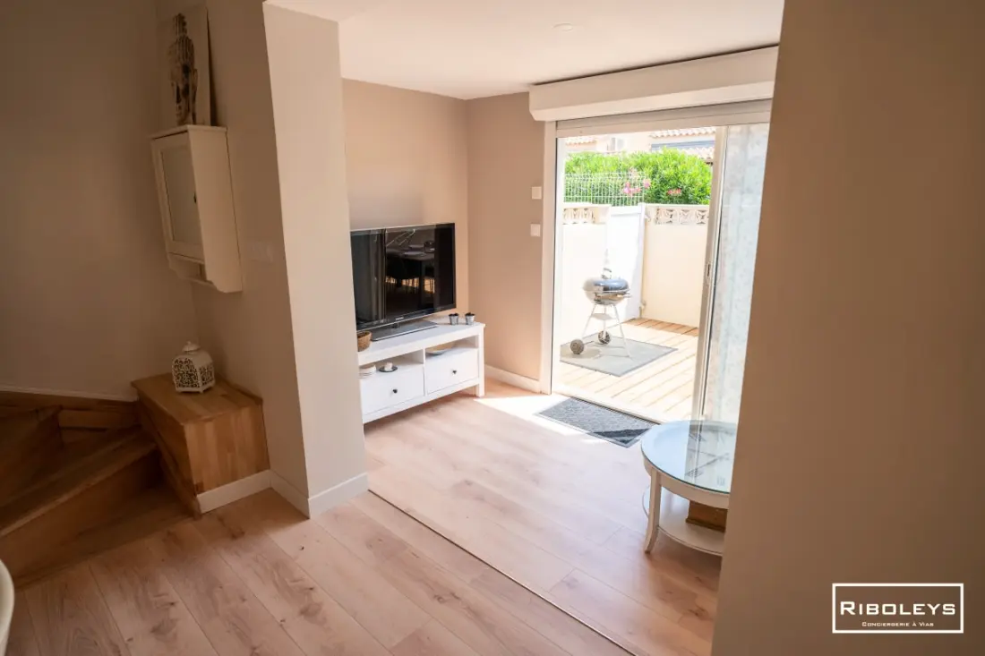 Riboleys - House with Clim at 600m De La Mer