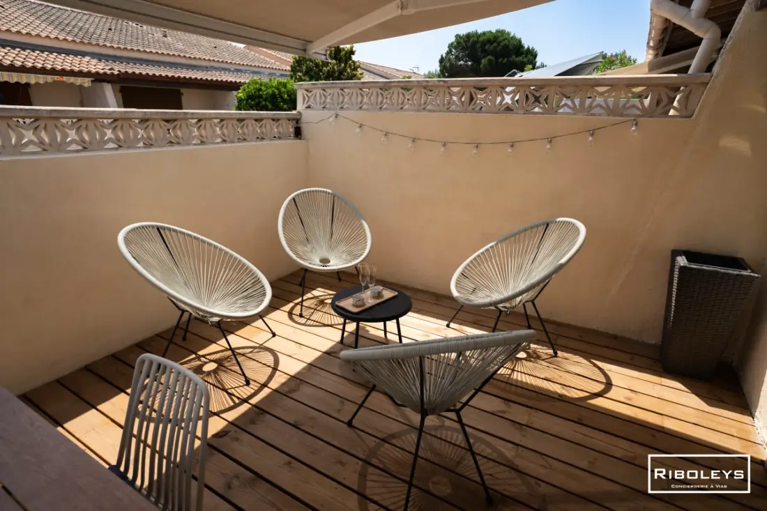 Riboleys - House with Clim at 600m De La Mer