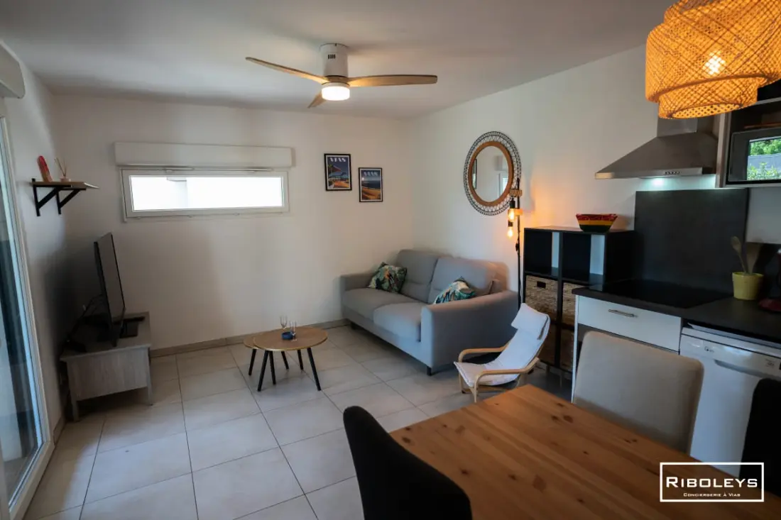 Riboleys - Villa T3 400m De La Mer úszómedencével