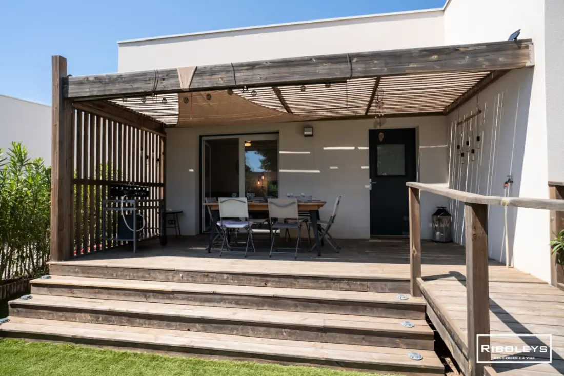 Riboleys - Villa T3 400m De La Mer úszómedencével