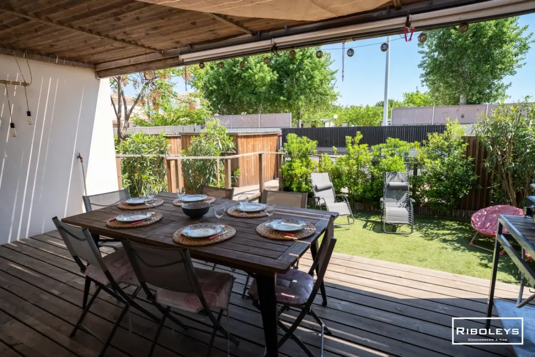 Riboleys - Villa T3 400m De La Mer úszómedencével