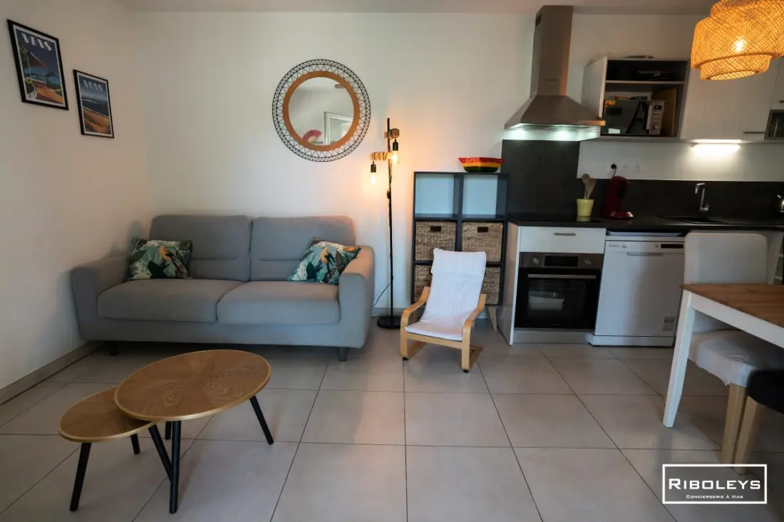 Riboleys - Villa T3 400m De La Mer úszómedencével