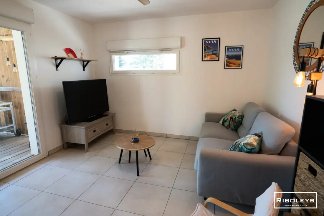 Riboleys - Villa T3 400m De La Mer úszómedencével