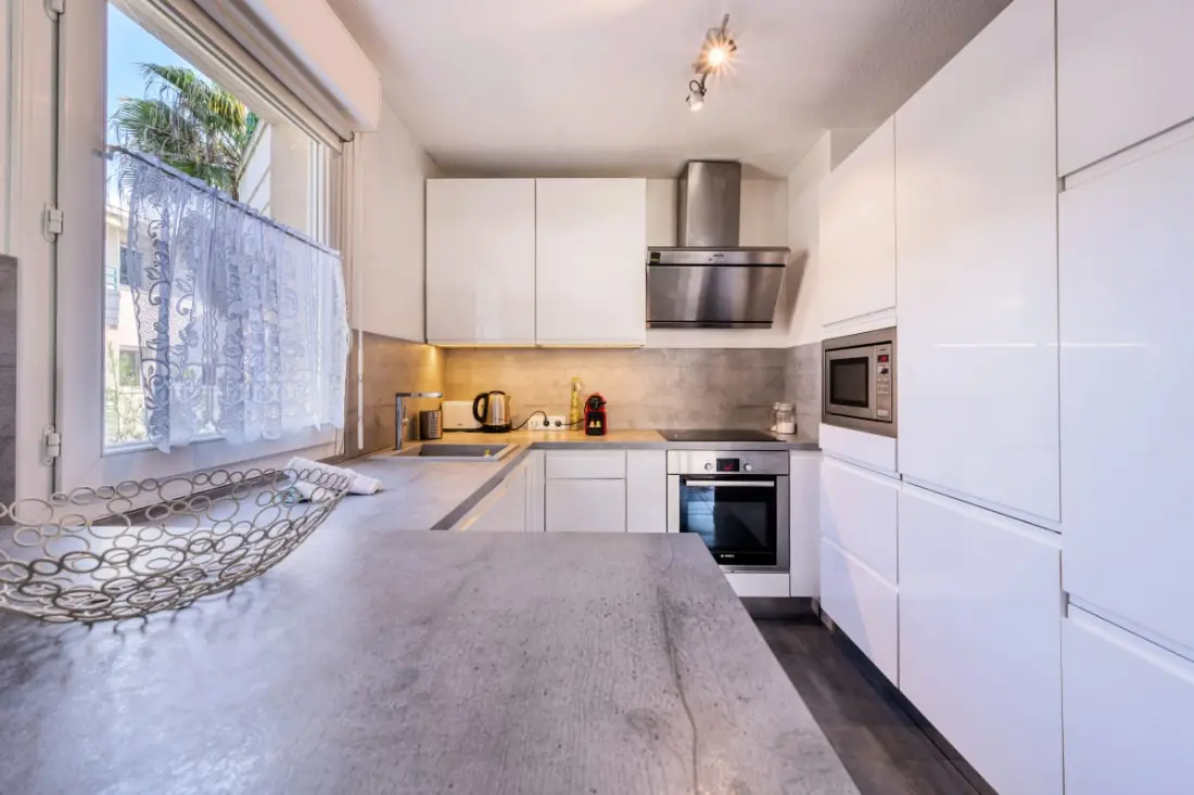 Het Regent Park-appartement voor 6 personen bij zonsondergang