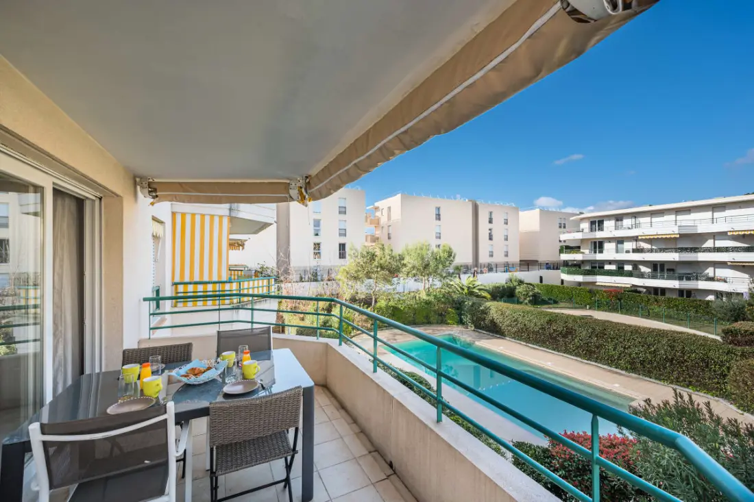 Het Regent Park-appartement voor 6 personen bij zonsondergang