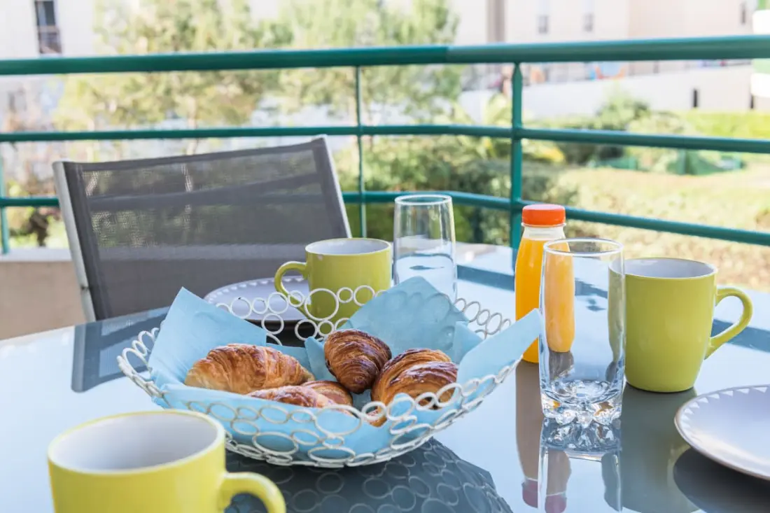 Het Regent Park-appartement voor 6 personen bij zonsondergang
