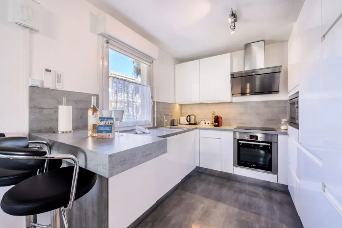 Het Regent Park-appartement voor 6 personen bij zonsondergang