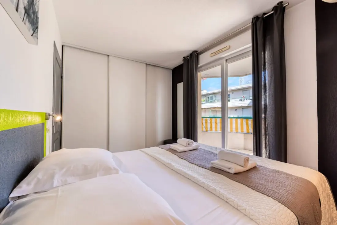 Het Regent Park-appartement voor 6 personen bij zonsondergang