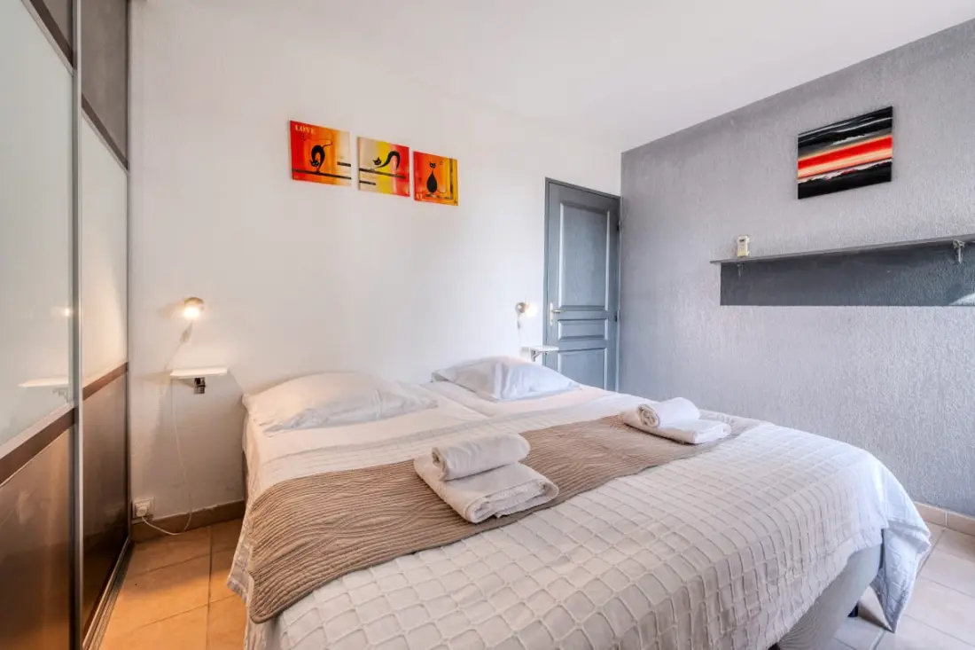 Het Regent Park-appartement voor 6 personen bij zonsondergang
