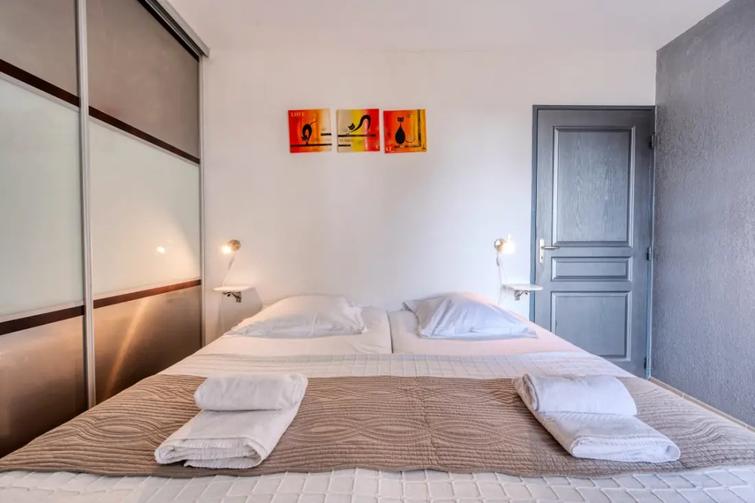 Het Regent Park-appartement voor 6 personen bij zonsondergang