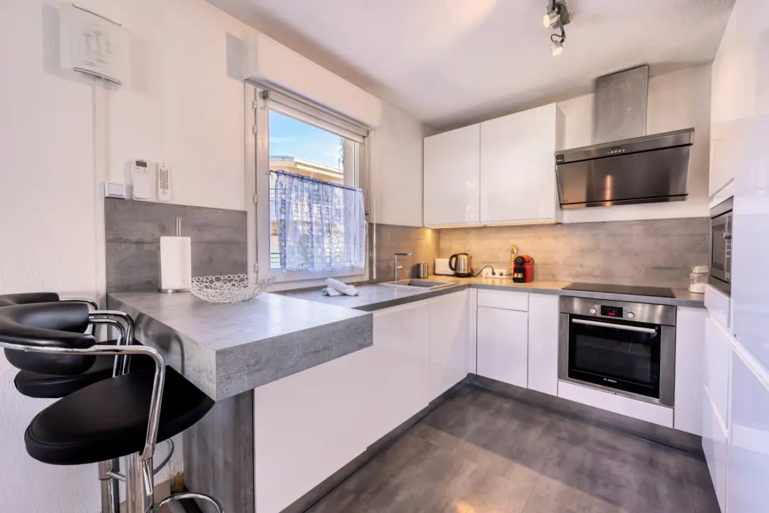 Het Regent Park-appartement voor 6 personen bij zonsondergang