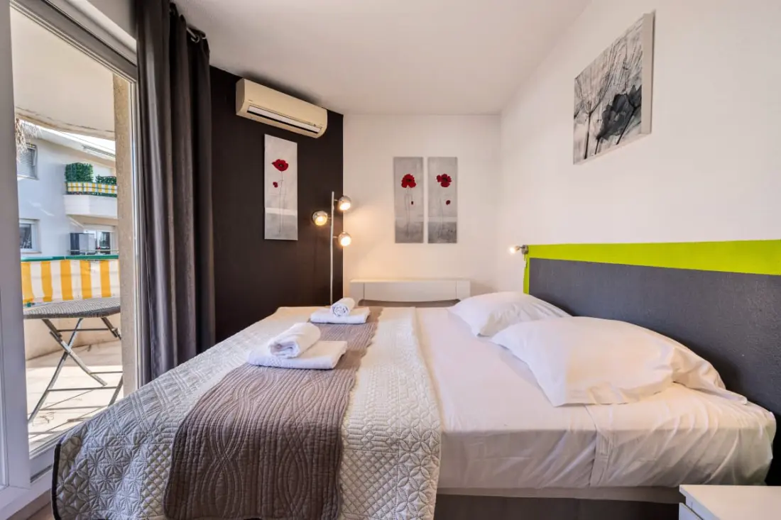 Het Regent Park-appartement voor 6 personen bij zonsondergang