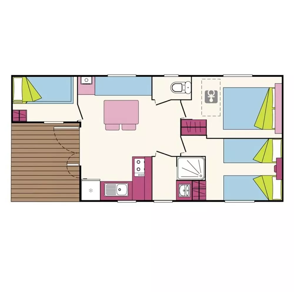 Campingplatz FONTAINE DU ROC 3 Sterne★★★