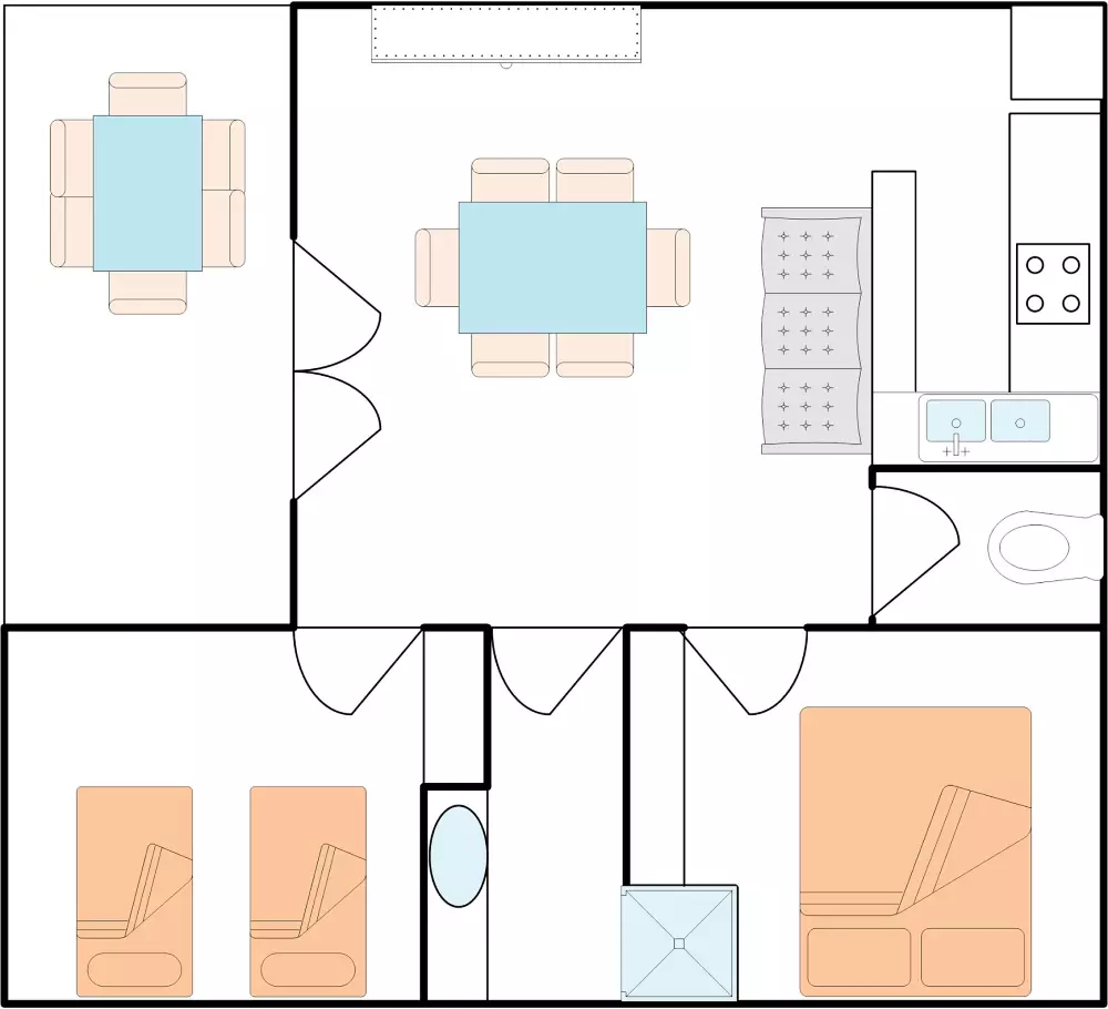 Campingplatz FONTAINE DU ROC 3 Sterne★★★