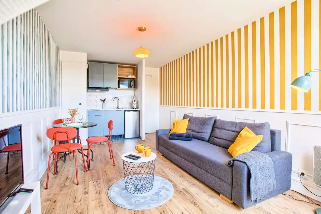 Charming Studio with Balcony in Villers-sur-mer