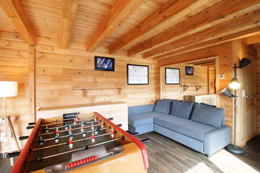 Csodálatos Chalet medencével és nézettel