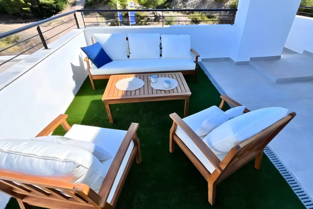 Superb Penthouse: Medencek, Szolárium felszerelt, Panoramikus nézet