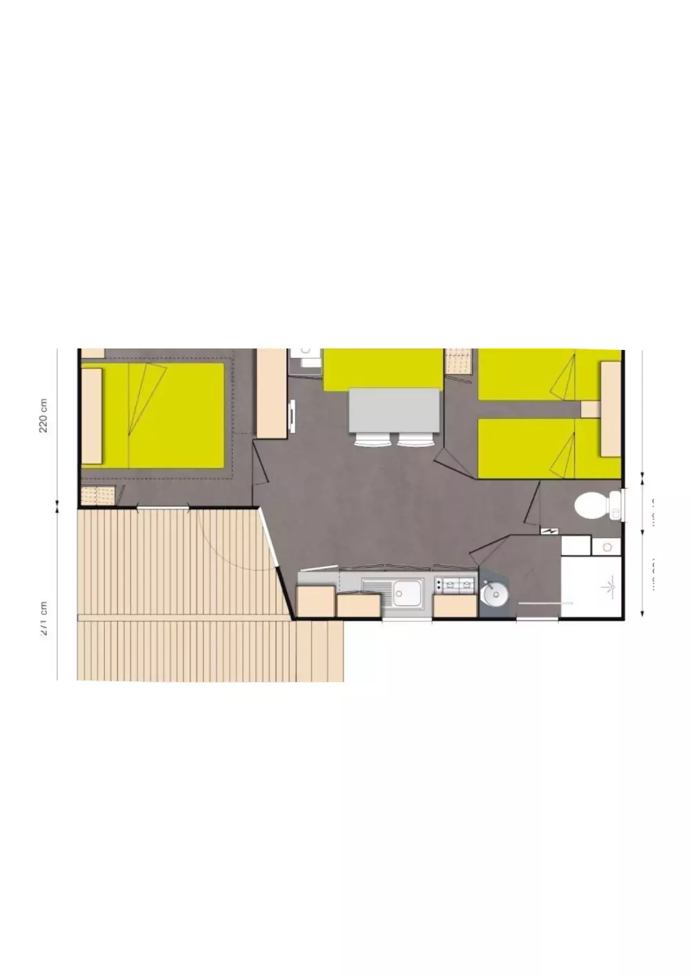 Campingplatz Flower La Chênaie 3 Sterne★★★