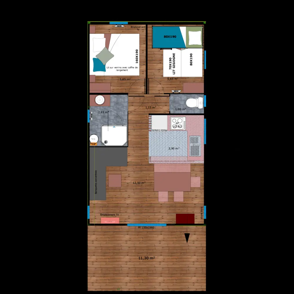 Camping Flower La Chênaie 3 Sterren★★★