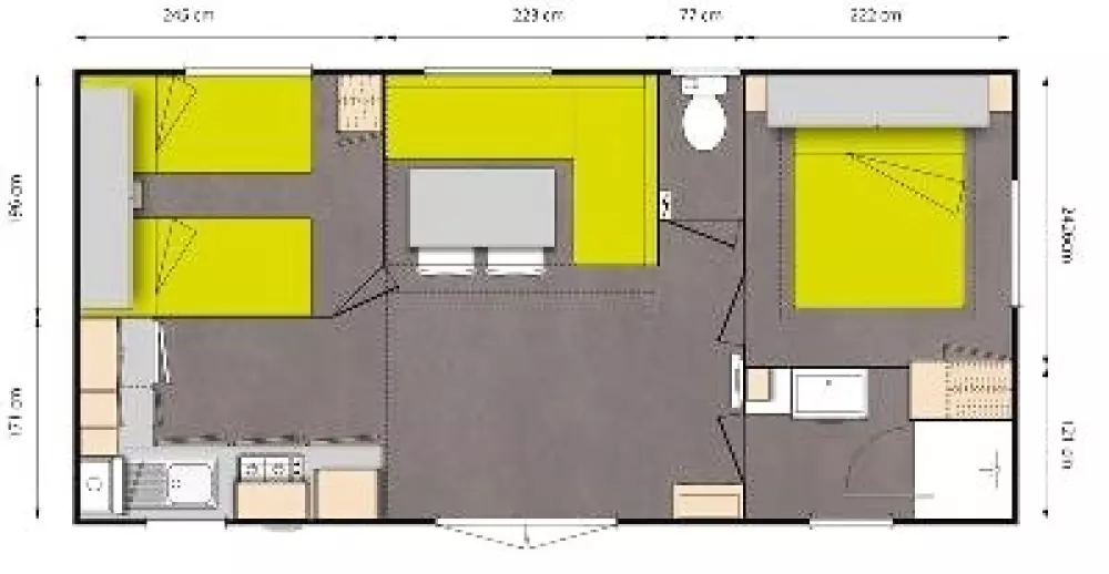 Campingplatz Flower La Chênaie 3 Sterne★★★