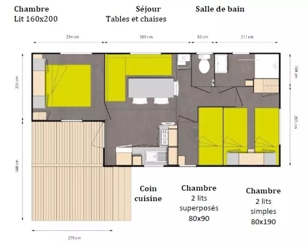 Campingplatz Flower La Chênaie 3 Sterne★★★