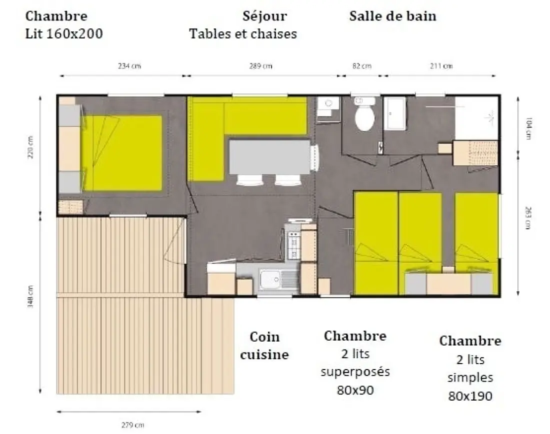 Campingplatz Flower La Chênaie 3 Sterne★★★