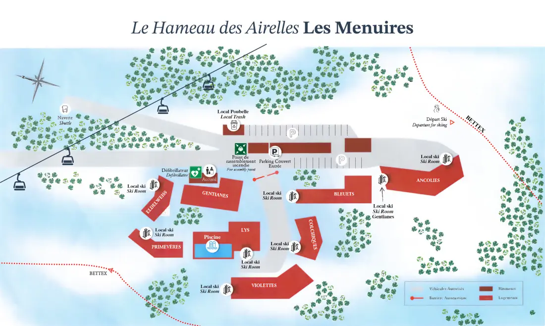 Hameau Des Airelles lakóhelye