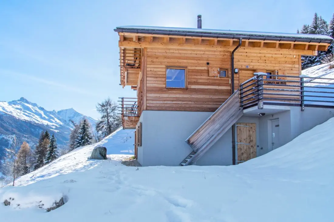 Chalet auf dem richtigen Weg